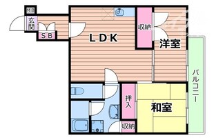 シャトーモンシェールの物件間取画像